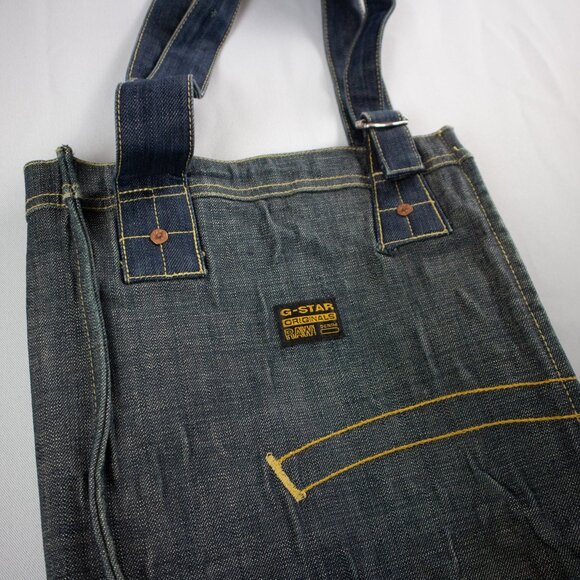 G Star Original Raw Denim Tote Bag / OS - Picture 5 of 8